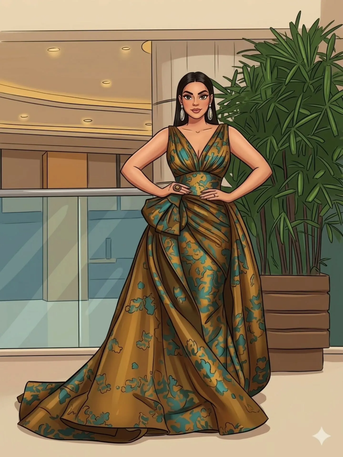 حبيبتي عندي  بدلة من تصاميم مصمم الأزياء  فؤاد سرك